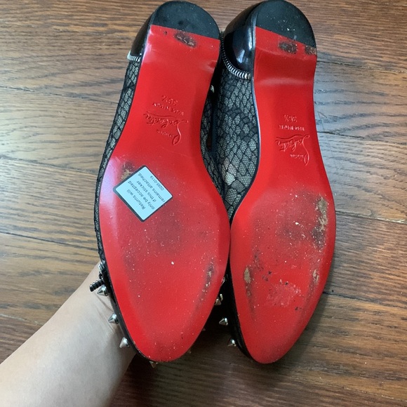 Christian louboutin laced spiked flat - Picture 2 of 6
